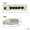 LAN-SWH5MDL2N スイッチングハブ(5ポート) LAN-SWH5MDL2N / スイッチングハブ(5ポート)
