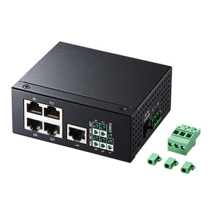 LAN-SWH5SD / 産業用スイッチングハブ(5ポート、10BASE-T/100BASE-TX)