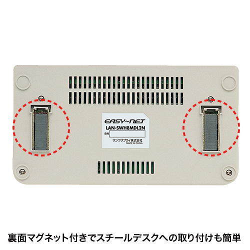 LAN-SWH8MDL2N / スイッチングハブ（8ポート）