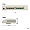 LAN-SWH8MDL2N / スイッチングハブ（8ポート）