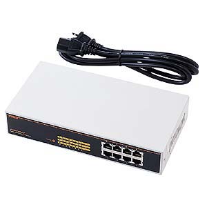LAN-SWH8MPWR / スイッチングHUB (8ポート)