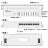 LAN-SWH8MTAPN タップ型スイッチングHUB(8ポート) LAN-SWH8MTAPN / タップ型スイッチングHUB(8ポート)