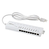 LAN-SWH8MTAP スイッチングタップHUB(8ポート) LAN-SWH8MTAP / スイッチングタップHUB(8ポート)