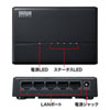 LAN-SWHP501BK スイッチングハブ(5ポート・マグネット付き) LAN-SWHP501BK / スイッチングハブ(5ポート・マグネット付き)