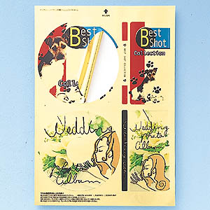 LB-CDRJP11 / インクジェットゴールドフィルムCD-Rラベル