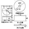 LB-CDRJP31 / インクジェット透けないCD-Rラベル