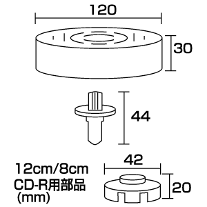 LB-CDRSET23 / CD/DVDラベラー