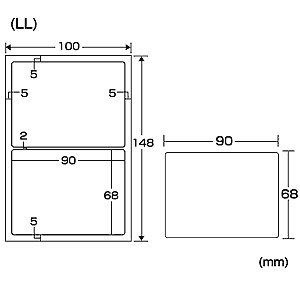 LB-NAMEJP18TC / アイロンプリントお名前シール・カラー布用（LL）