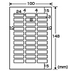 LB-NAMEJP22 / インクジェットお名前シール（SS）