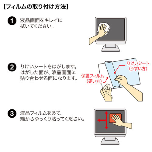 LCD-170 / 液晶保護フィルム（17.0型）