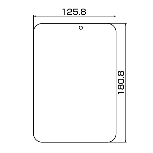 LCD-A01HWKFPF / 液晶保護指紋防止光沢フィルム（イー・モバイル Huawei A01HW用）