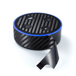 LCD-AE5 / Amazon echo Dotスキンシール(カーボン調)