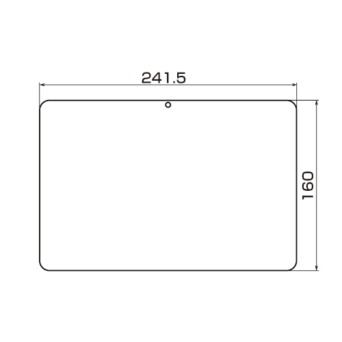 LCD-ARTKFPF / 液晶保護指紋防止光沢フィルム（ドコモ 富士通 ARROWS Tab LTE F-01D、富士通 ARROWS Tab Wi-Fi FAR75A/70A用）