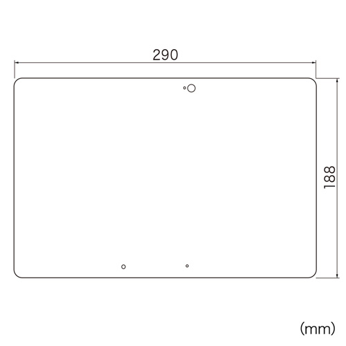 LCD-F665BCAR / 富士通 ARROWS Tab Q665対応ブルーライトカット液晶保護指紋反射防止フィルム