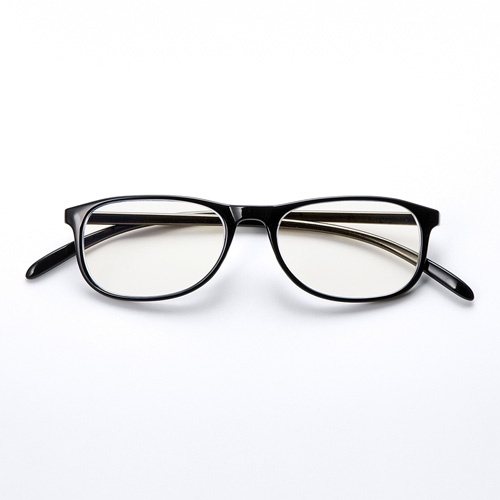 LCD-GL1BK / ブルーライト低減メガネ（女性用・フレームサイズ50□16-135mm）