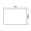 LCD-GX4KFPF 液晶保護指紋防止光沢フィルム(ドコモ SAMSUNG GALAXY Tab SC-01D用) LCD-GX4KFPF / 液晶保護指紋防止光沢フィルム(ドコモ SAMSUNG GALAXY Tab SC-01D用)