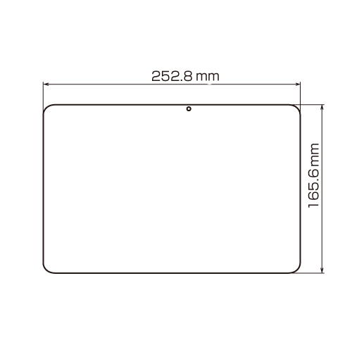 LCD-ICT5KFPF / 液晶保護指紋防止光沢フィルム（Acer ICONIA TAB A700用）