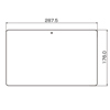 LCD-ICW7KFPF / Acer ICONIA W700-2/700D/700用液晶保護指紋防止光沢フィルム