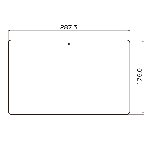 LCD-ICW7KFPF / Acer ICONIA W700-2/700D/700用液晶保護指紋防止光沢フィルム