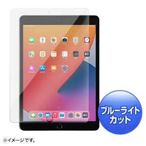 LCD-IPAD102GBC / 第9/8/7世代iPad10.2インチ用ブルーライトカット強化ガラスフィルム