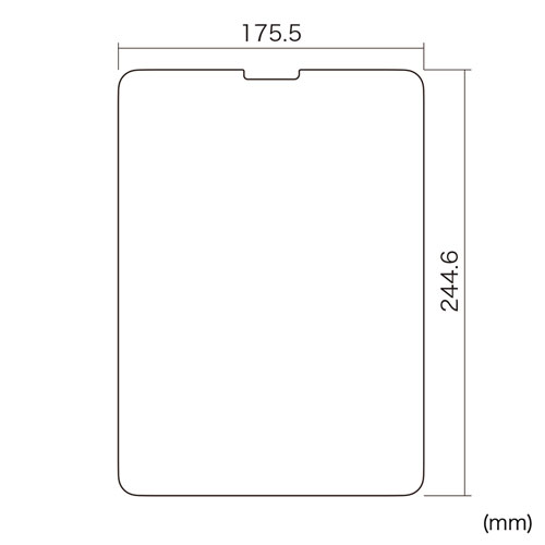 LCD-IPAD10P / 紙のような質感の反射防止フィルム（iPad Air10.9インチ第5世代/第4世代・iPad Pro 11インチ用）