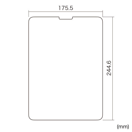 LCD-IPAD10 / Apple 11インチiPad Pro 2022/2021/2020/2018、10.9インチiPad Air 第5世代(2022)/第4世代(2020)用液晶保護反射防止フィルム