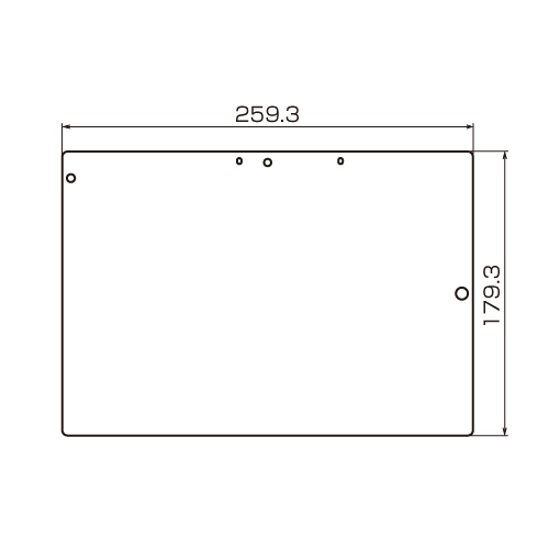 LCD-LT550KFPF / 液晶保護指紋防止光沢フィルム（NEC LaVie Touch LT550/FS用）