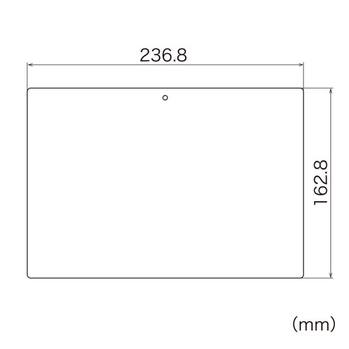 LCD-LTE102KFP / NEC LAVIE Tab E 10.1型 TE410/JAW用液晶保護指紋防止光沢フィルム