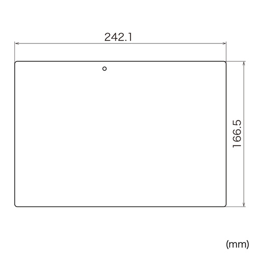 LCD-LTE10KFP / NEC LAVIE Tab E 10.1型 TE510/BAL用液晶保護指紋防止光沢フィルム