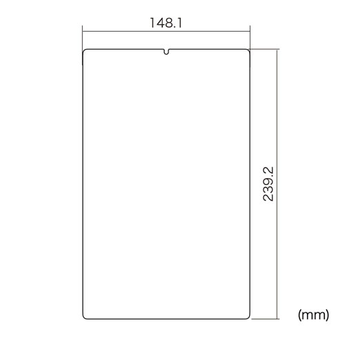 LCD-LTE510KFP / NEC LAVIE Tab E 10.3型 TE510/KAS用液晶保護指紋防止光沢フィルム