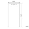LCD-LTE72KFP / NEC LAVIE Tab E 7型 TE507/JAW用液晶保護指紋防止光沢フィルム