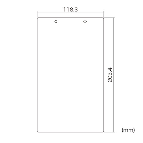 LCD-LTE82BC / NEC LAVIE Tab E 8型 TE508/HAW用ブルーライトカット液晶保護指紋防止光沢フィルム