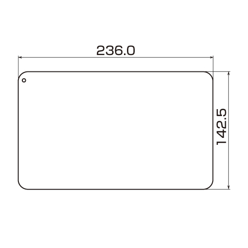 LCD-OP1KFPF / 液晶保護指紋防止光沢フィルム（NTTドコモ LG Optimus Pad L-06C用）