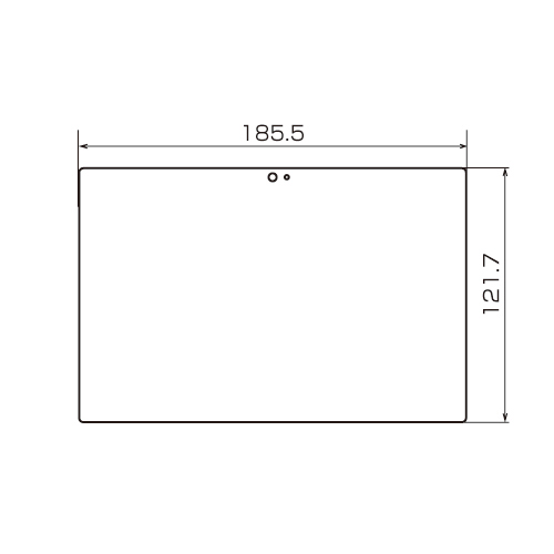 LCD-RWT107KFPF / 液晶保護指紋防止光沢フィルム（SHARP RW-T107用）