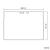 LCD-SF6BCAR Microsoft Surface Go用ブルーライトカット液晶保護指紋反射防止フィルム LCD-SF6BCAR / Microsoft Surface Go用ブルーライトカット液晶保護指紋反射防止フィルム