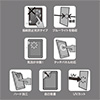 LCD-T100KBCF ASUS TransBook T100TA用ブルーライトカット液晶保護指紋防止光沢フィルム LCD-T100KBCF / ASUS TransBook T100TA用ブルーライトカット液晶保護指紋防止光沢フィルム