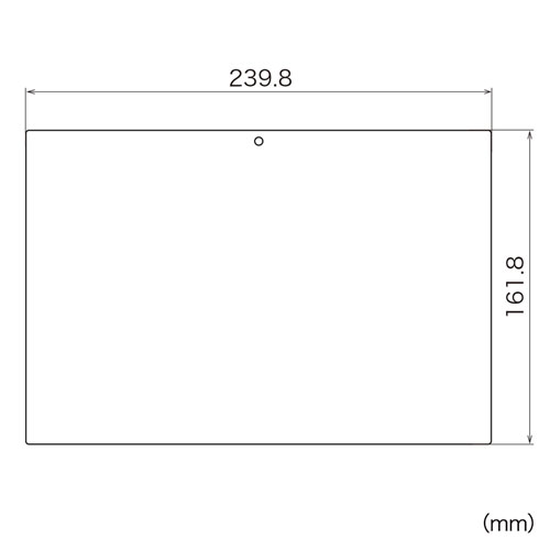 LCD-TB410KFP / Lenovo Tab 4 10インチ用液晶保護指紋防止光沢フィルム