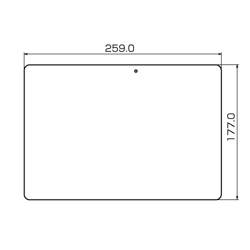 LCD-TF201KFPF / 液晶保護指紋防止光沢フィルム（ASUS Pad TF700T/TF700-PR32/ASUS Eee Pad TF201 64GB/32GB用）