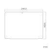 LCD-TK70BCAR dynabook K70、K2/X、KZ20/X、Chromebook C70用ブルーライトカット指紋反射防止フィルム LCD-TK70BCAR / dynabook K70、K2/X、KZ20/X、Chromebook C70用ブルーライトカット指紋反射防止フィルム