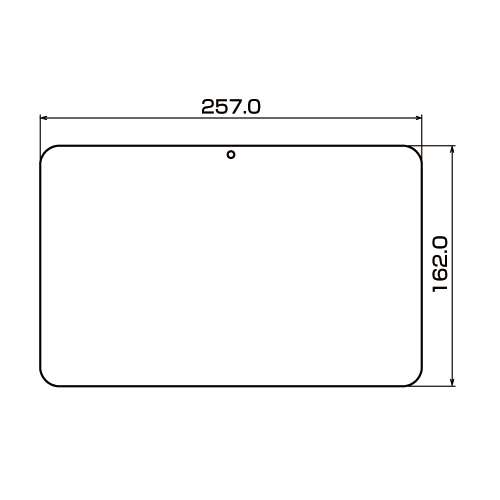 LCD-TW117F / 液晶保護反射防止フィルム（ONKYO スレートPC 10.1型 TW117シリーズ用）