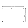 LCD-TW317KFPF / 液晶保護指紋防止光沢フィルム（ONKYO＆au スレートPC 11.6型 TW317シリーズ用）