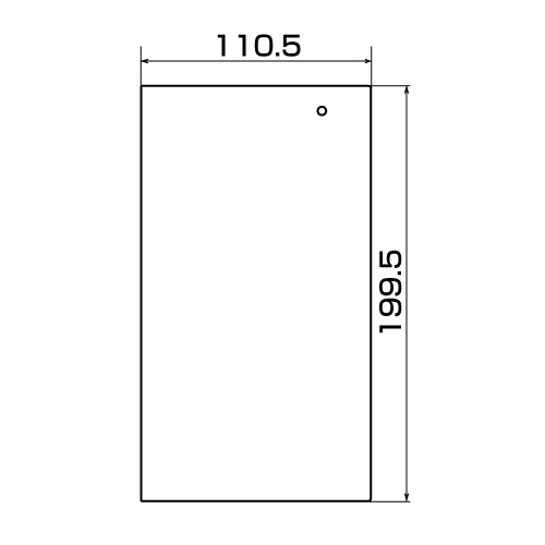 LCD-UTPB1KFPF / 液晶保護指紋防止光沢フィルム（Panasonic 電子書籍 UT-PB1用）