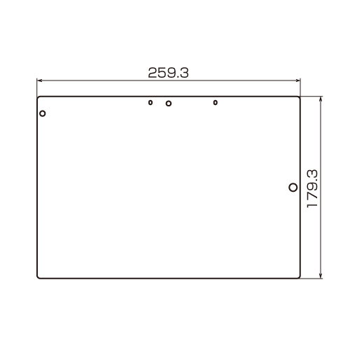 LCD-VT1KFPF / 液晶保護指紋防止光沢フィルム（NEC VersaPro タイプVT用）