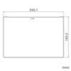 LCD-ZP10KFP ASUS ZenPad 10 Z300CL/C用液晶保護指紋防止光沢フィルム LCD-ZP10KFP / ASUS ZenPad 10 Z300CL/C用液晶保護指紋防止光沢フィルム