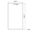 LCD-ZP7KFP ASUS ZenPad 7.0 Z370KL/C用液晶保護指紋防止光沢フィルム LCD-ZP7KFP / ASUS ZenPad 7.0 Z370KL/C用液晶保護指紋防止光沢フィルム