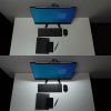 LED-CLP3UBK モニター取付LED 40cm ブラック LED-CLP3UBK / モニター取付LED 40cm ブラック