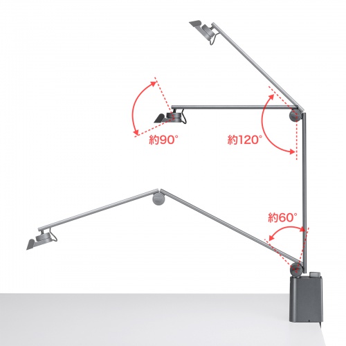 LED-DESK2GM / クランプ固定式LEDデスクライト