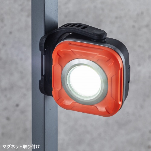 LED-WL2 / 充電式 LED作業灯（6段階調光・角度調整・防水IPX6・多用途設置）