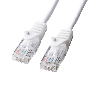 LKB5T-10W / カテゴリ5e単線LANケーブル（ホワイト・10m）