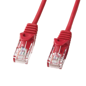 LKB5T-20R / カテゴリ5e単線LANケーブル(レッド・20m） 